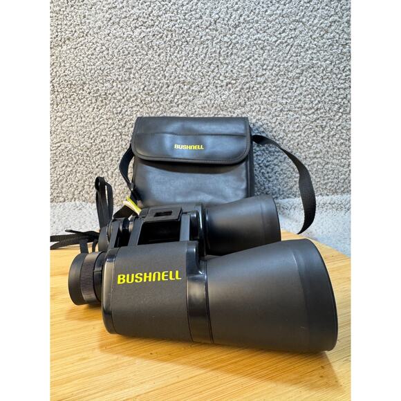 Bushnell Large Objective 10x50 WA Binoculars With Case PreOwned Working - Picture 9 of 16